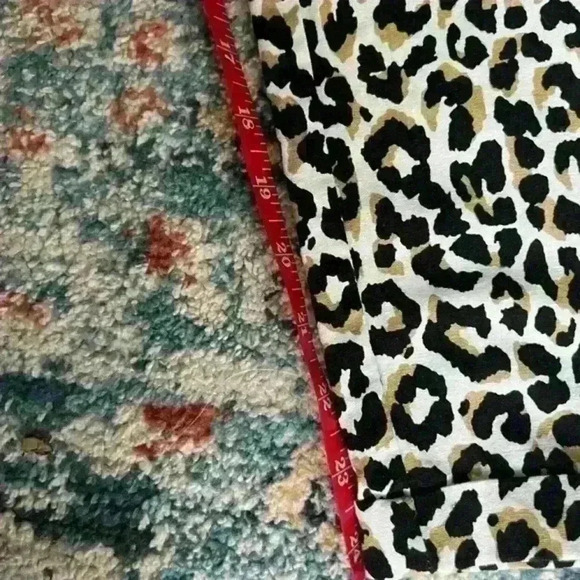 J. Crew Factory Leopard Print Pants - Picture 6 of 9